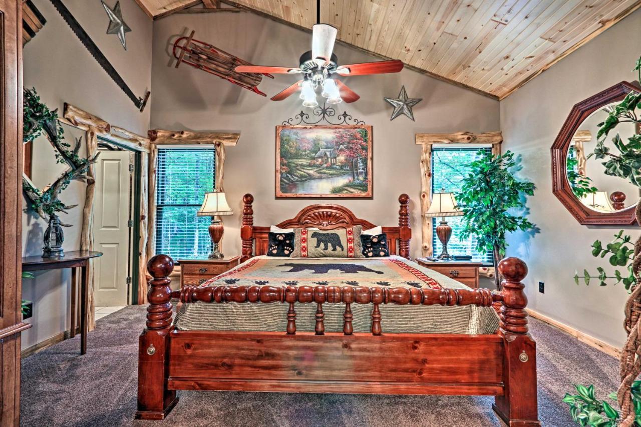 Eclectic Cabin With Hot Tub 1 Mi To Ober Gatlinburg Dış mekan fotoğraf