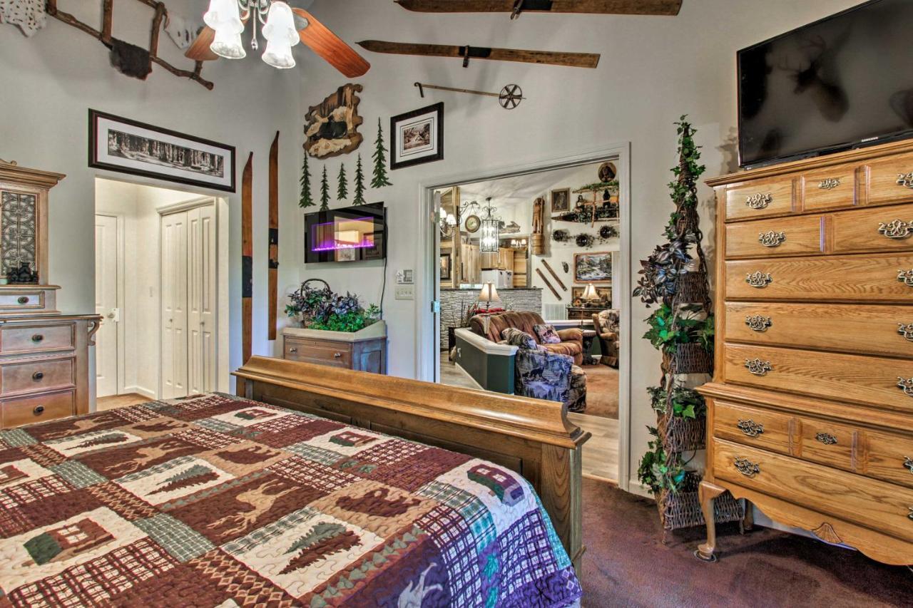 Eclectic Cabin With Hot Tub 1 Mi To Ober Gatlinburg Dış mekan fotoğraf